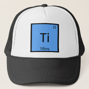 Ti - Tiffany Cat Chemistry Periodic Table Element Trucker Hat