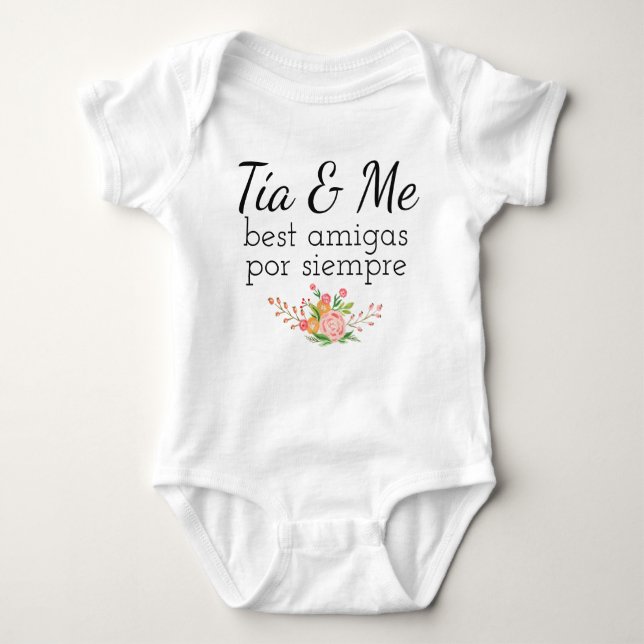 Tia and Me baby bodysuit (Front)