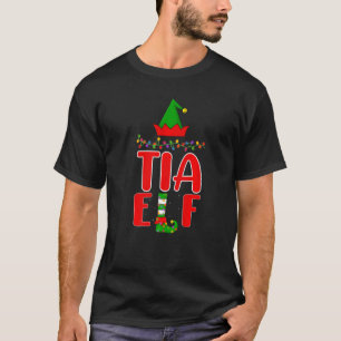 Tia Elf Matching Family Lighting Christmas T-Shirt