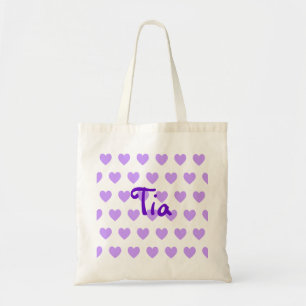 Tia in Purple Tote Bag