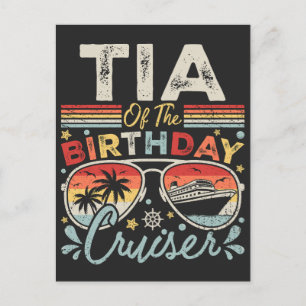Tia of the Birthday Cruiser Vacation Postcard