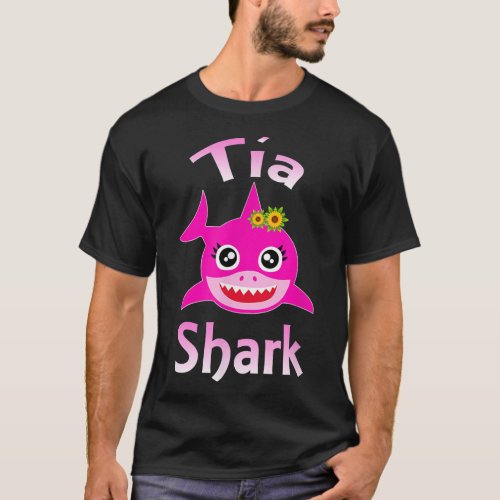 Tia Shark Spanish Aunt Funny  T_Shirt