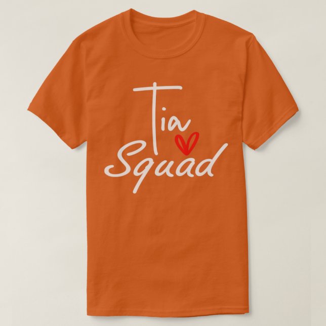 Tia Squad Funny Cute Spanish Aunt Women T-Shirt (Design Front)