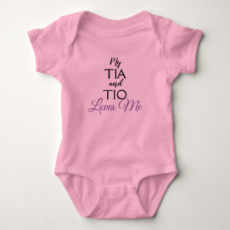 Tia & Tio (Auntie & Uncle) Loves Me baby Bodysuit