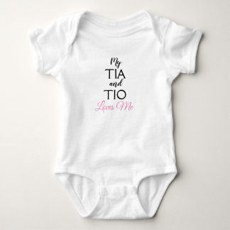 Tia & Tio (Auntie & Uncle) Loves Me baby Bodysuit