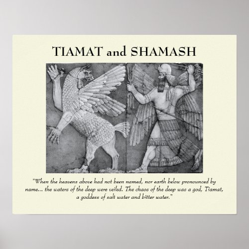 Tiamat and Shamash Poster