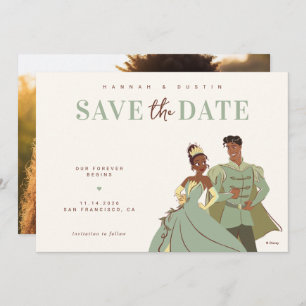 Tiana and Naveen Photo Save the Date Card