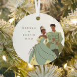 Tiana and Naveen Wedding Keepsake  Metal Ornament<br><div class="desc">Celebrate your happily ever after with this charming wedding ornament featuring Princess Tiana and Prince Naveen. Personalized with your names and wedding date, this ornament captures the magic of your special day in true Disney style. Perfect for your first holiday season as newlyweds or as a heartfelt gift, it’s a...</div>
