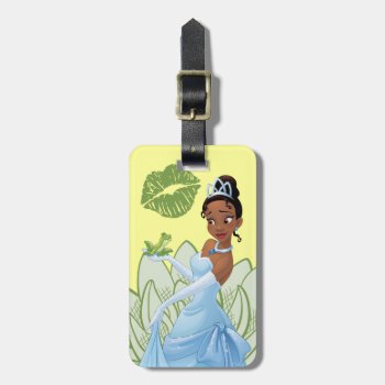 Tiana And The Frog Prince Luggage Tag by DisneyPrincess at Zazzle