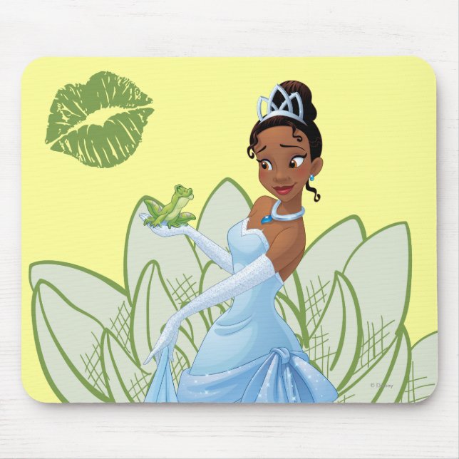 Tiana and the Frog Prince Mouse Pad (Front)