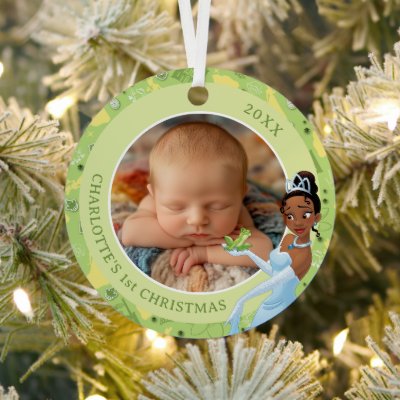 Tiana and the Frog Prince Photo Metal Ornament