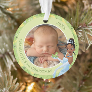 Tiana and the Frog Prince Photo Ornament