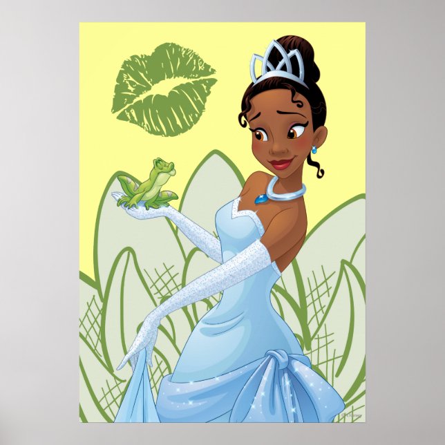 Tiana and the Frog Prince Poster (Front)