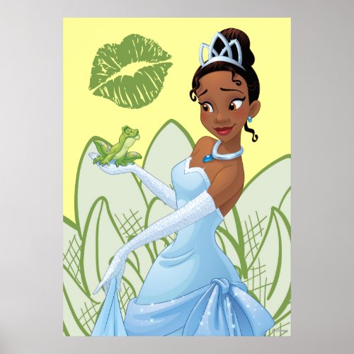 Tiana and the Frog Prince Poster