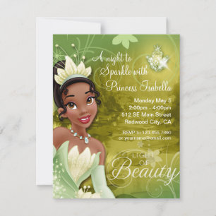 Tiana Birthday Invitation