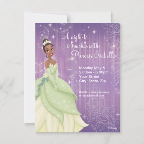 Tiana Birthday Invitation