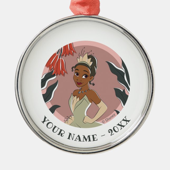 Tiana Captured Moment Metal Ornament (Front)