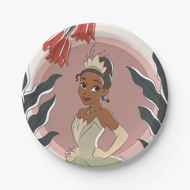 Tiana Captured Moment Paper Plates (Front)