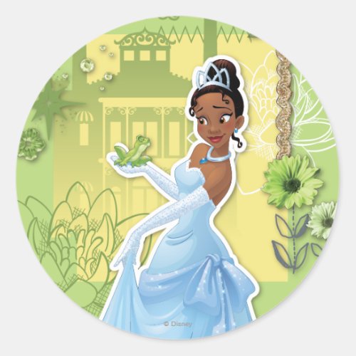 Tiana _  Confident Princess Classic Round Sticker