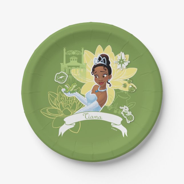 Tiana - Cooking up a Dream Paper Plates (Front)