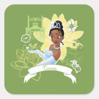 Tiana - Cooking up a Dream Square Sticker