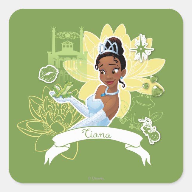 Tiana - Cooking up a Dream Square Sticker (Front)