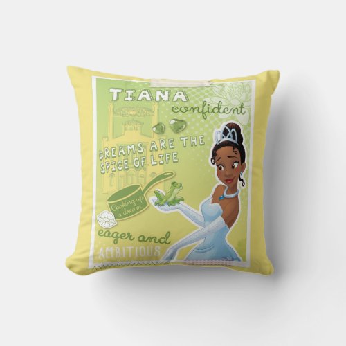 Tiana _ Eager and Ambitious Throw Pillow