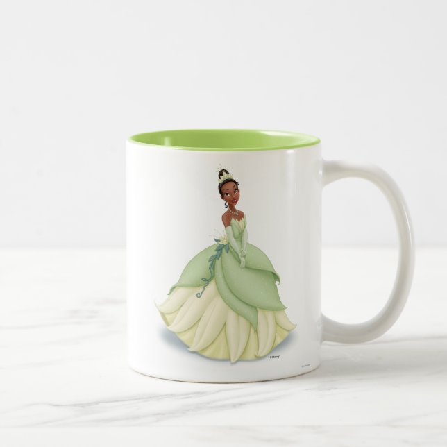 Tiana Green Dress Two-Tone Coffee Mug (Right)