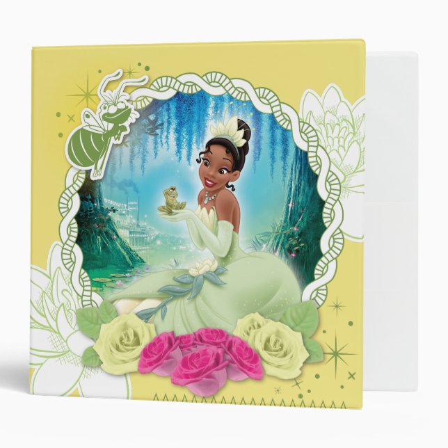 Tiana - I am a Princess 3 Ring Binder (Front/Inside)