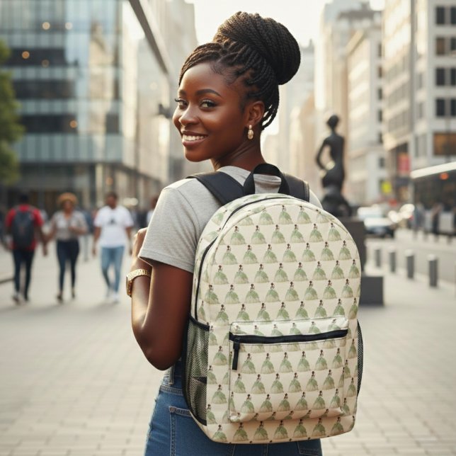 Tiana Printed Backpack (Creator Uploaded)