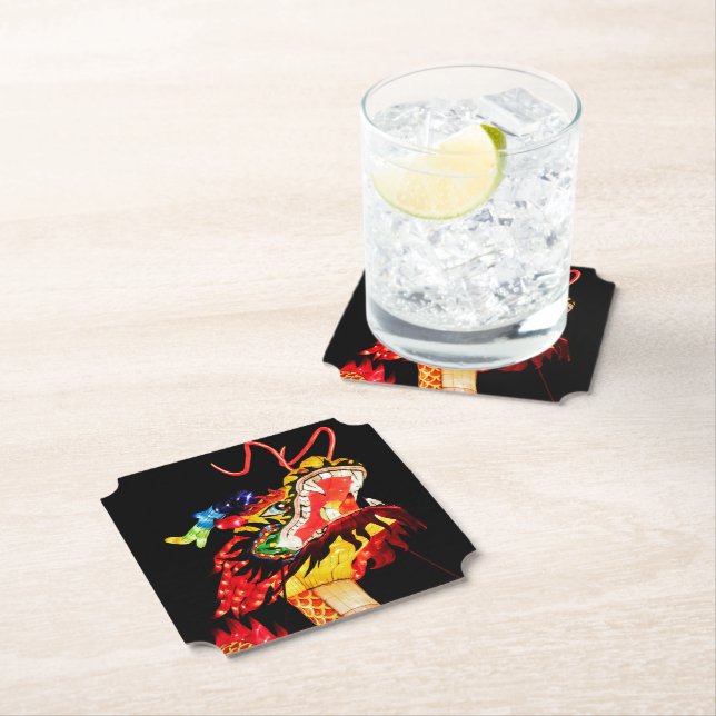 Tianlong Dragon Paper Coaster (Insitu)