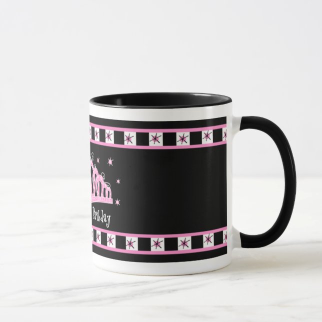 Tiara 50th Birthday Mug (Right)