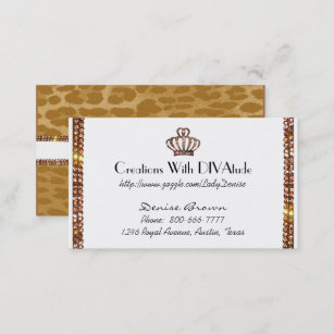 Tiara and Gems Business Cards