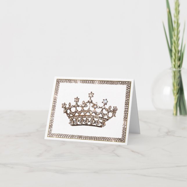 Tiara and Gems notecards (Front)