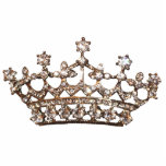 Tiara and Gems Sculpture<br><div class="desc">Majestic Tiara Sculpture - Gem of a gift for any Diva! These make fabulous awards, party decor or cake tops! Check out all tiara designs!</div>