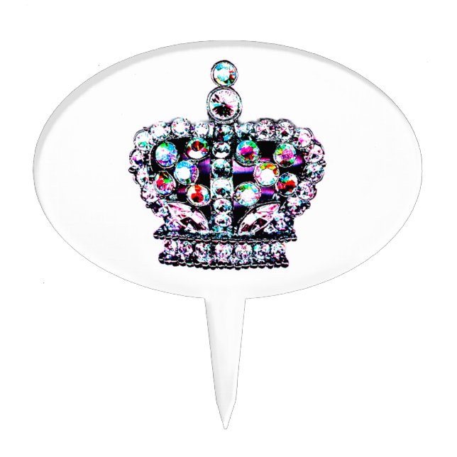 "TIARA" CAKE TOPPER (Front)