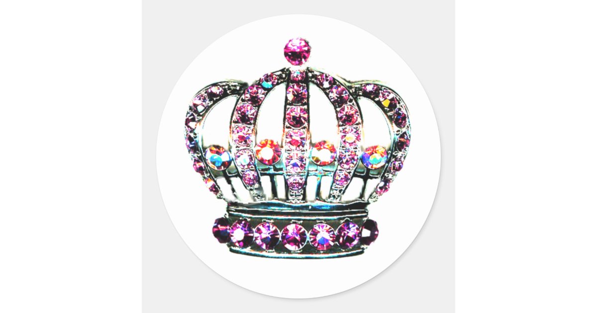 Tiara Gems stickers | Zazzle