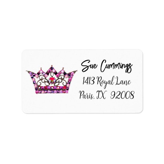 “Tiara” Label (Front)