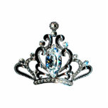Tiara on stand cutout<br><div class="desc">Tiara sculpture on a stand... These are utterly fabulous for parties or Diva gifts!!!... You can use as cake tops (the smaller sizes) or table decor!</div>