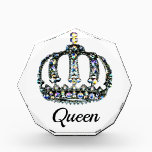 Tiara "Queen" Acrylic Gem Award<br><div class="desc">Other fun products and designs available created by Lady Denise at www.zazzle.com/LadyDenise</div>