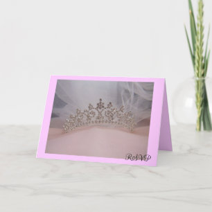 tiara, RSVP Greeting Card
