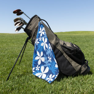 TIARE (BLUE) GOLF TOWEL