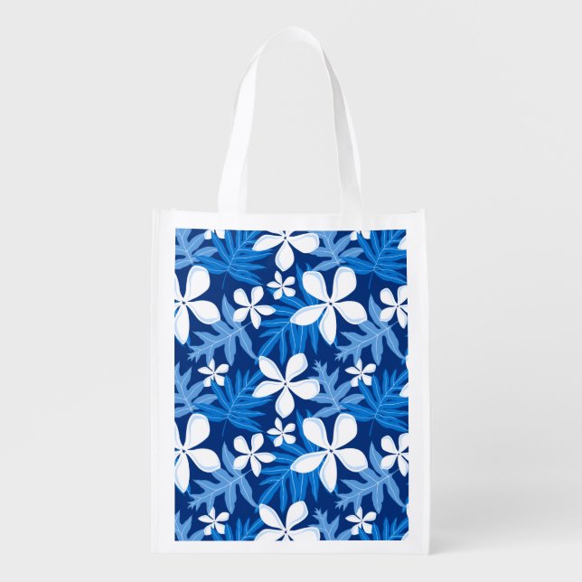 TIARE (BLUE) GROCERY BAG (Front)