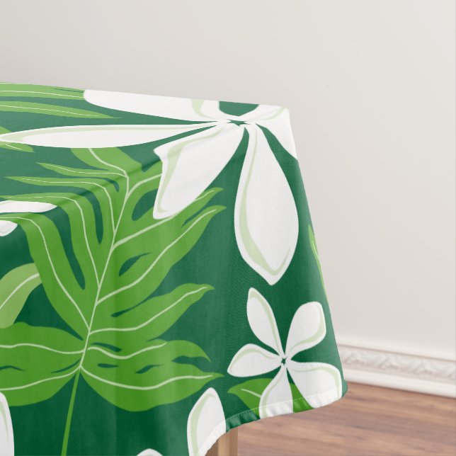 TIARE (GREEN) TABLECLOTH (In Situ)