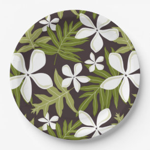 TIARE (OLIVE COMBO) PAPER PLATES