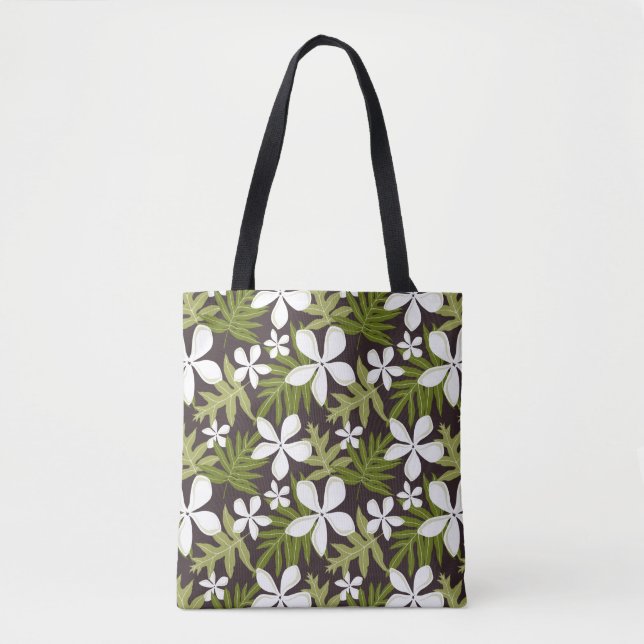 TIARE (OLIVE COMBO) TOTE BAG (Front)