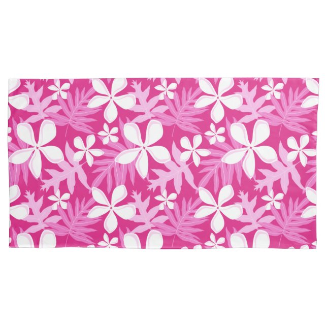 TIARE (PINK) PILLOW CASE (Front-Left)