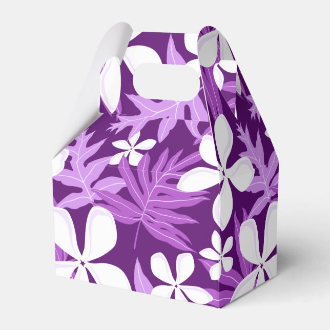 TIARE (PURPLE) FAVOR BOXES (Front Side)