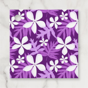 TIARE (PURPLE) FAVOR TAGS