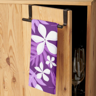 TIARE (PURPLE) KITCHEN TOWEL